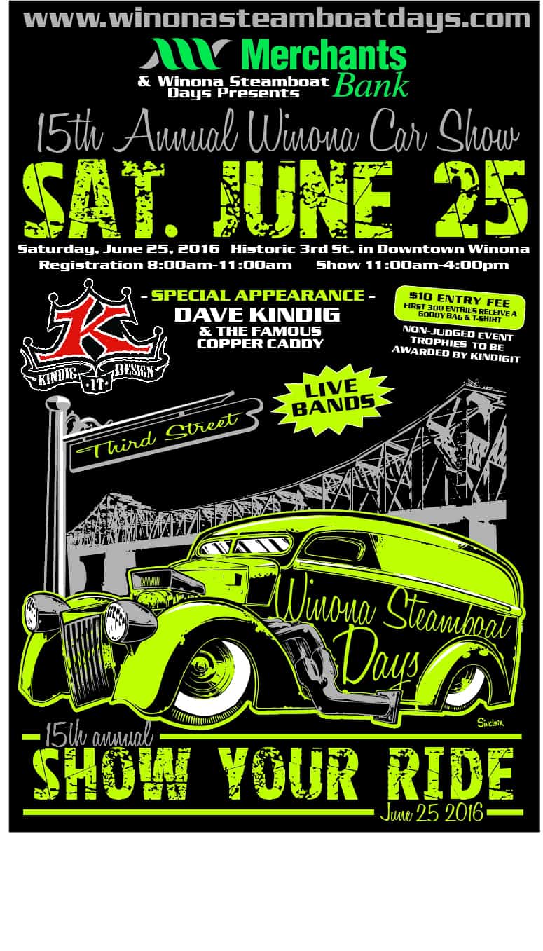 carshowposter201622 Winona Steamboat Days